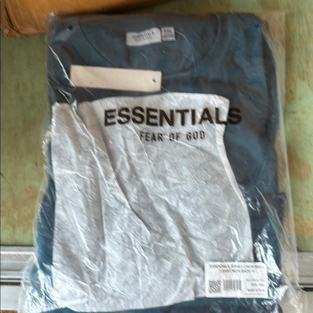 Essentials Blue shirt set